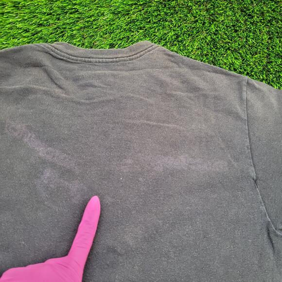 Drake Nothing Was The Same Cropped Shirt Womens S/M 19x18 Faded Black Cotton Tee - Picture 12 of 13